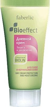 Компания Faberlic (Фаберлик). Дневной крем Bioeffect «Защита и увлажнение» для сухой и нормальной кожи с пребиотиком Biolin и кислородным комплексом. Артикул 0452